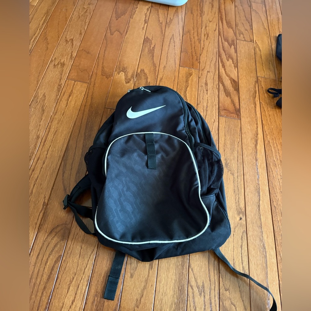 Nike Black and Gray Men's Backpack
